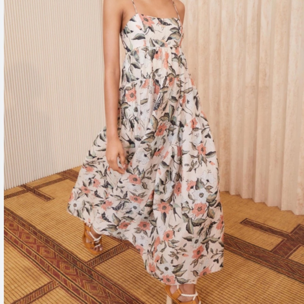 ULLA JOHNSON ASTRID FLOWY Maxi  DRESS 2